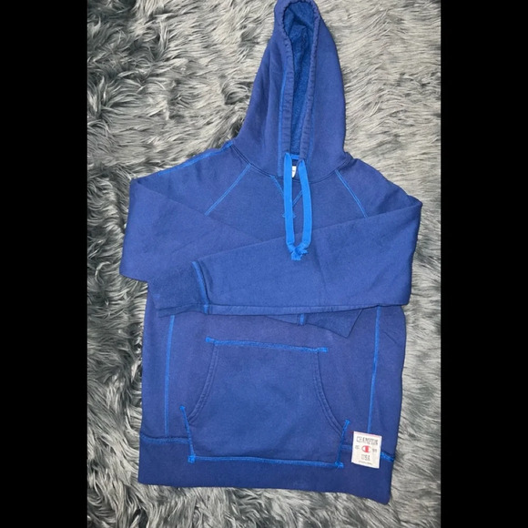 Champion Hoodie - Size Small | Color: Blue - Picture 1 of 4